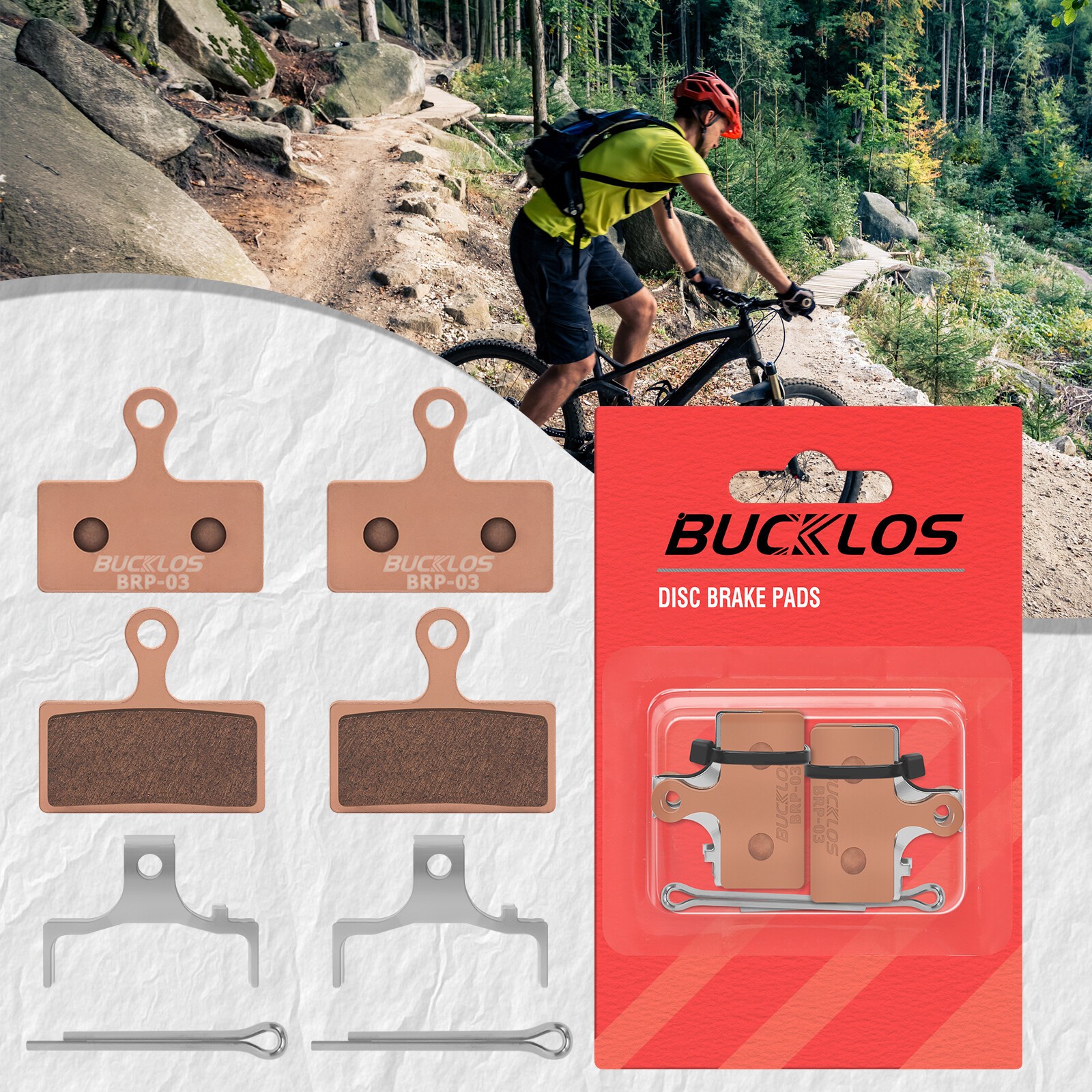 2 Pairs Brake Pads Resin/Ceramic/Sintered-metal for Shimano G01S F01A BR-M8000