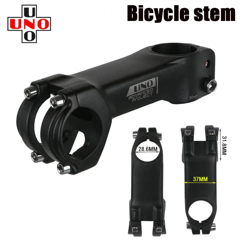 UNO Bike Stem Ultralight Road Bike Stem Fork-7 Degree 28.6Mm 31.8Mm 70/80/90/100