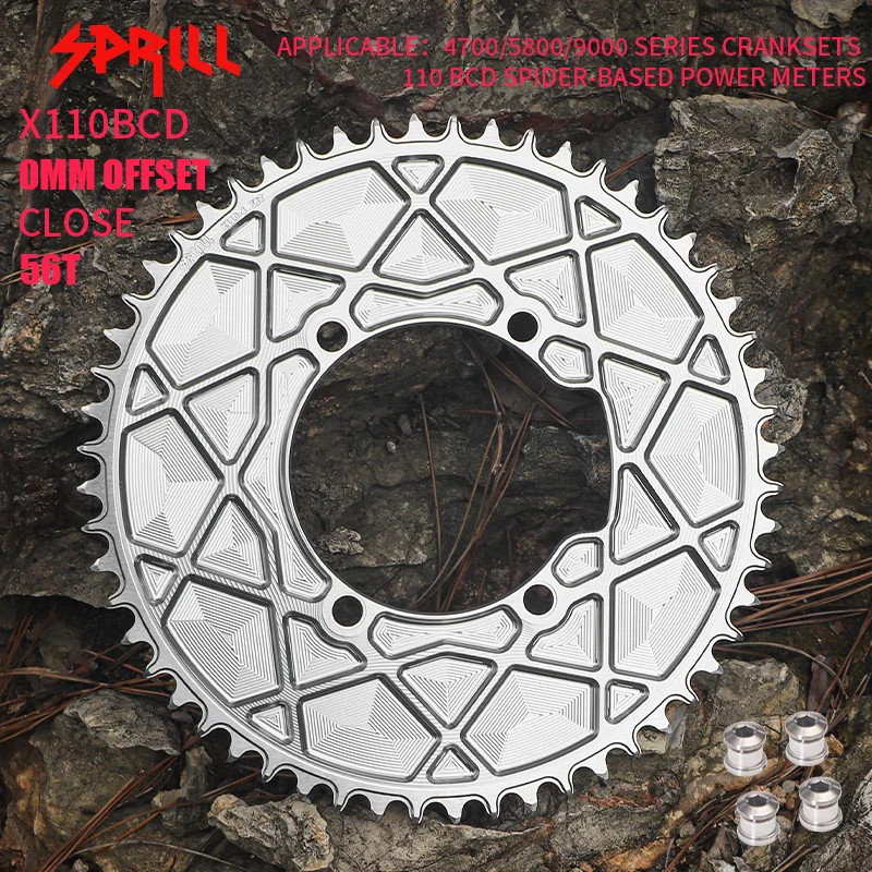 110BCD AERO Narrow Wide Chainring 54-66T Bicycle Chainwheel 9-12speed Sprocket