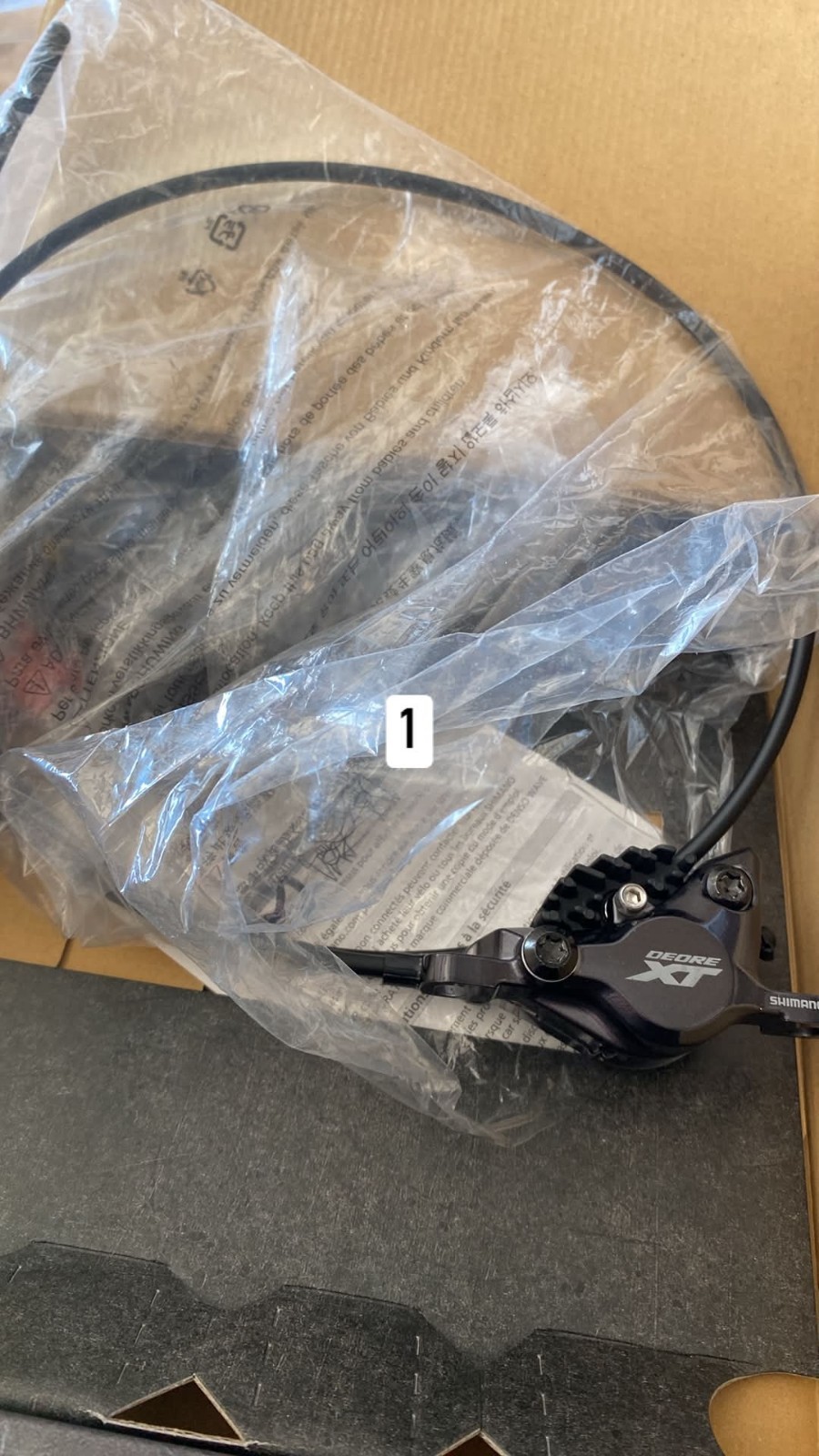 Shimano Deore XT BL-M8100/BR-M8100 Disc Brake/Lever – Rear, Hydraulic, I-SPEC EV