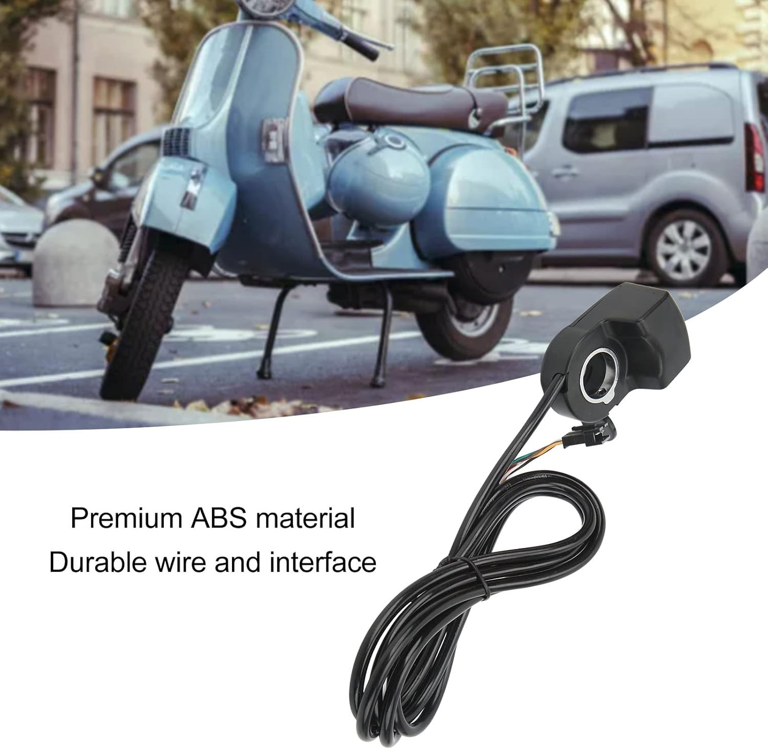 E Bike Thumb Throttle, 36V/48V Thumb Accelerator Battery Display Speed Control A