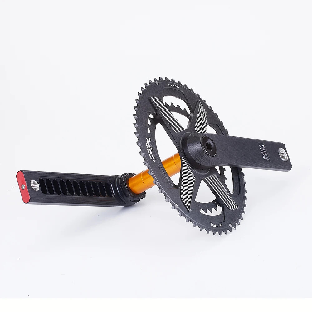Road Bike Crankset 170mm Chainset Chain Wheel Shaft Bicycle Double Chainring
