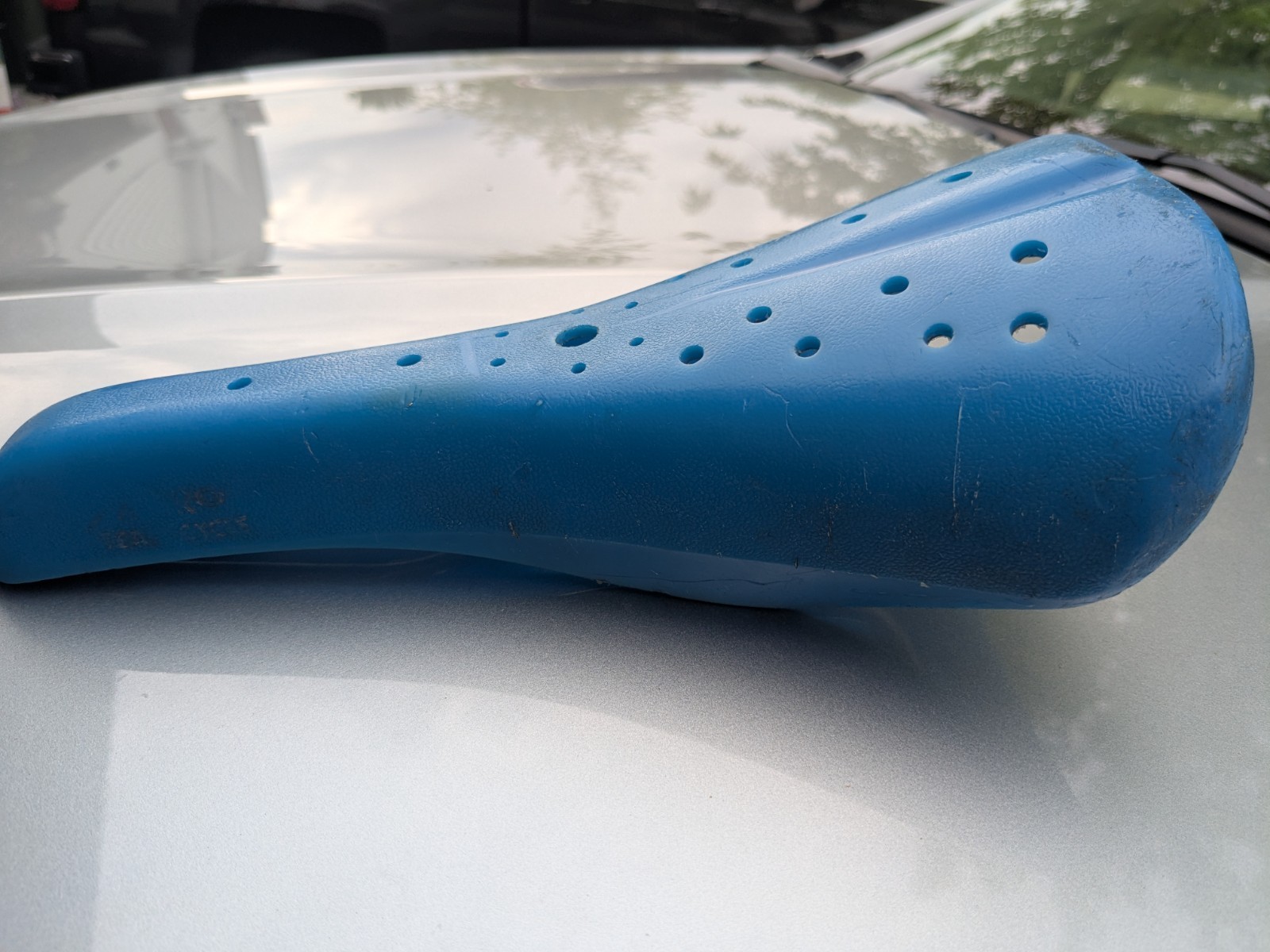 Old school Viscount 2166 Aero blue Team Cycle Bike Seat