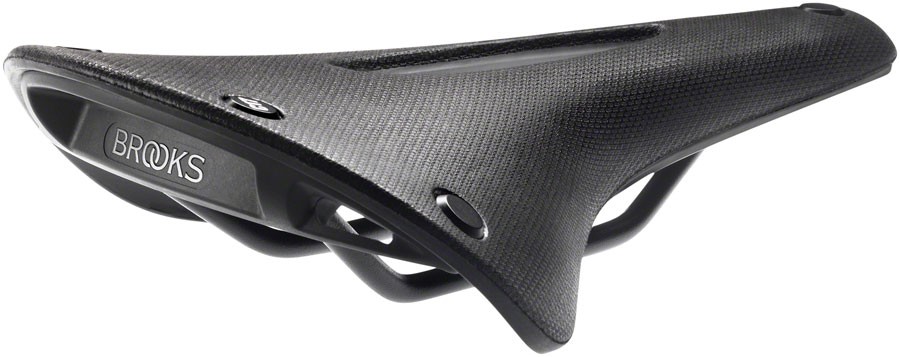 Brooks C17 Carved All Weather Saddle – Black 162mm Width Steel Rails