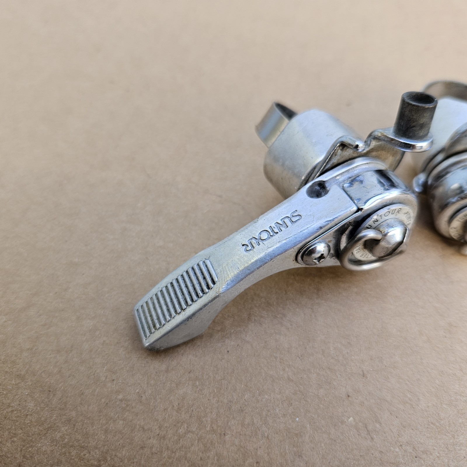 Vintage Suntour Power Ratcheting Thumb Shifters 6 Speed 3×6 Left Right Set Japan