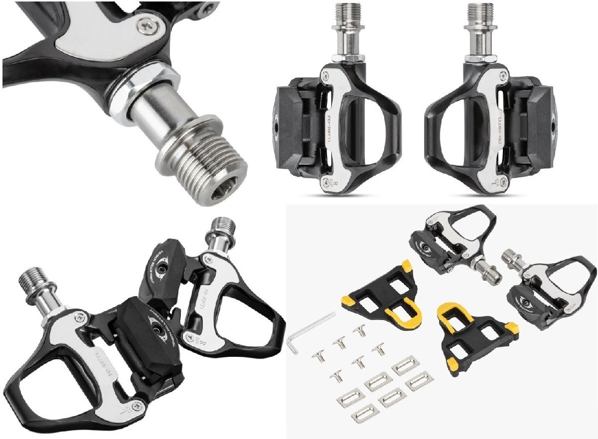 MicrOHERO SPD-SL Pedals Titanium Shaft Aluminum Lightweight 248g Ready to Ship