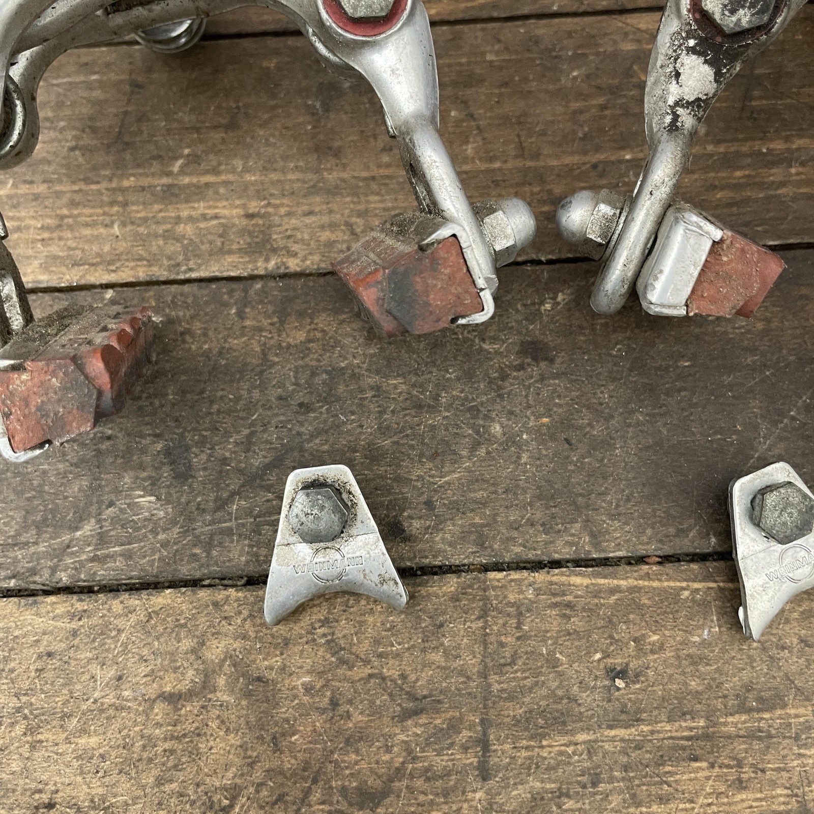 Vintage Weinmann Vainqueur 999 610 Center Pull Brake Calipers Set Pair Road Bike