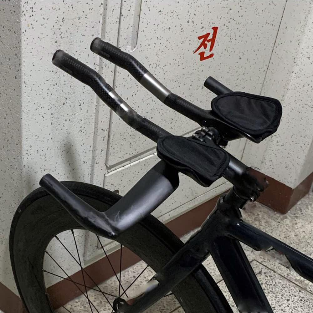 Carbon Aero Bar Bicycle Bullhorn Handlebar Triathlon TT Handle Bar for Road Bike