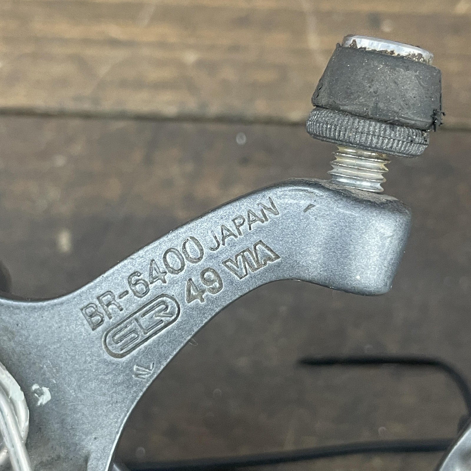 Vintage Shimano 600 BR-6400 Brake Calipers Pair Road Bike Japan SLR 49 VIA 90s