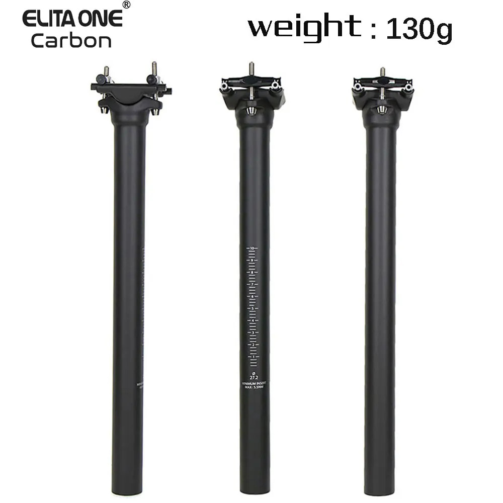 ELITA ONE Carbon Fiber Seatpost for MTB/Road Bike 27.2/30.9/31.6mm Diameter