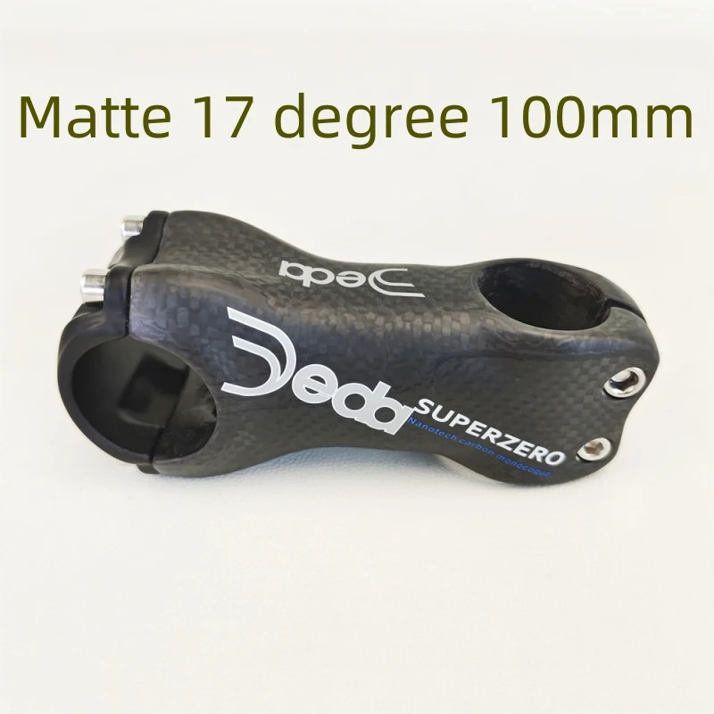 Full Carbon Fiber Mountain Road Bike Stem 31.8*60-120mm 6/17 Degrees Bike Parts