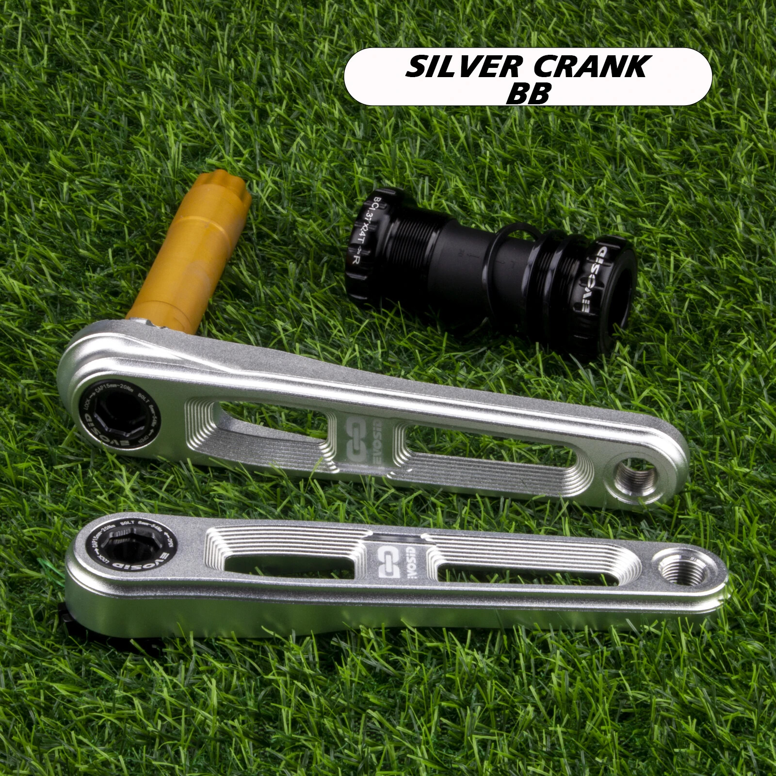 165mm Folding Road Bike Crank 52-36T 12 Speed 2X Chainring with Bracket Crankset