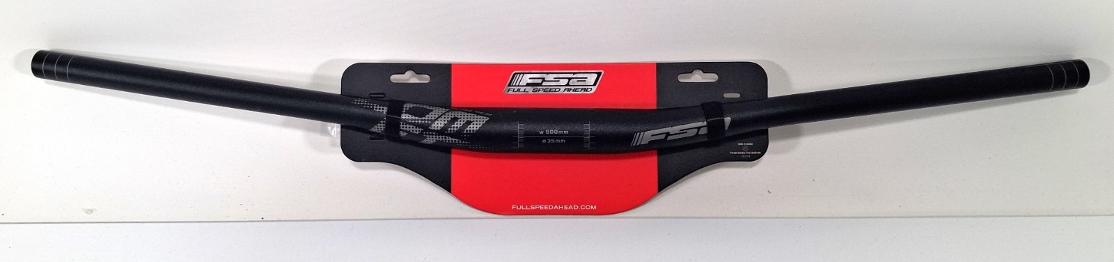 FSA Comet Aluminum MTB Riser Bar 800mm 15mm Rise 35mm Clamp Black New Free Ship!