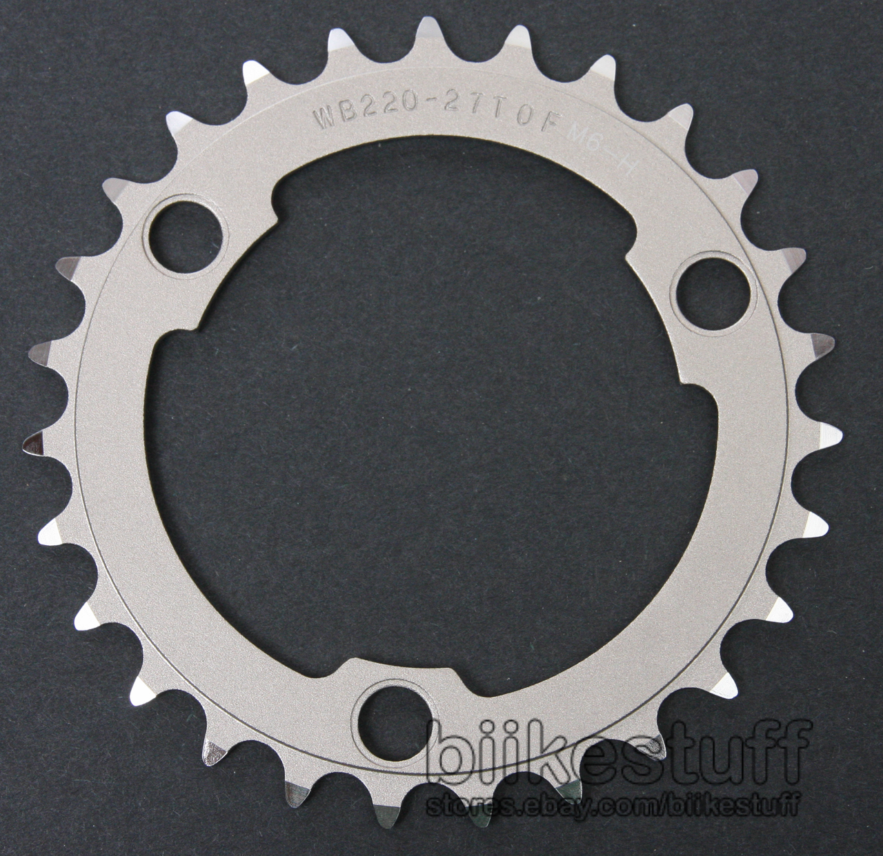 FSA SLK MTB Chainring 27T 86 mm BCD 27 Tooth 10 Speed WB220 3 Bolt Aluminum 386
