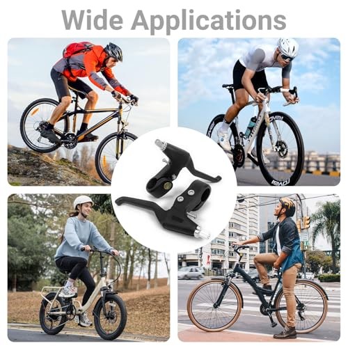 Universal Bicycle Brake Levers Set (Pair) – 22mm (7/8″) Bike Brake Lever Only