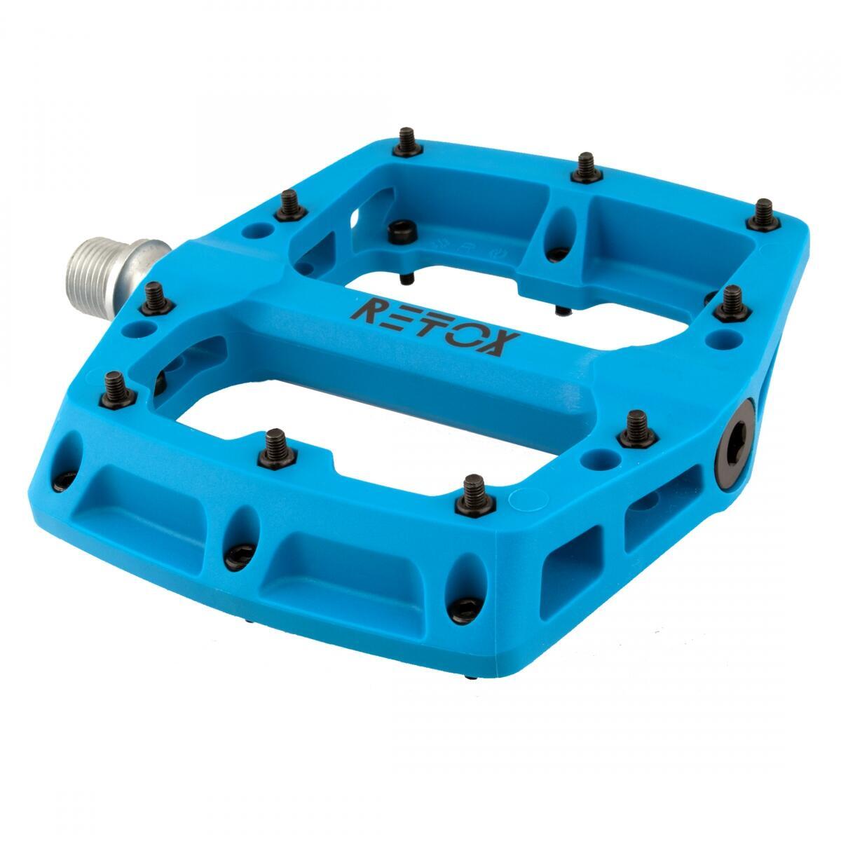 ORIGIN8 BIKE BICYCLE PLATFORM PEDALS RETOX 9/16 BLUE