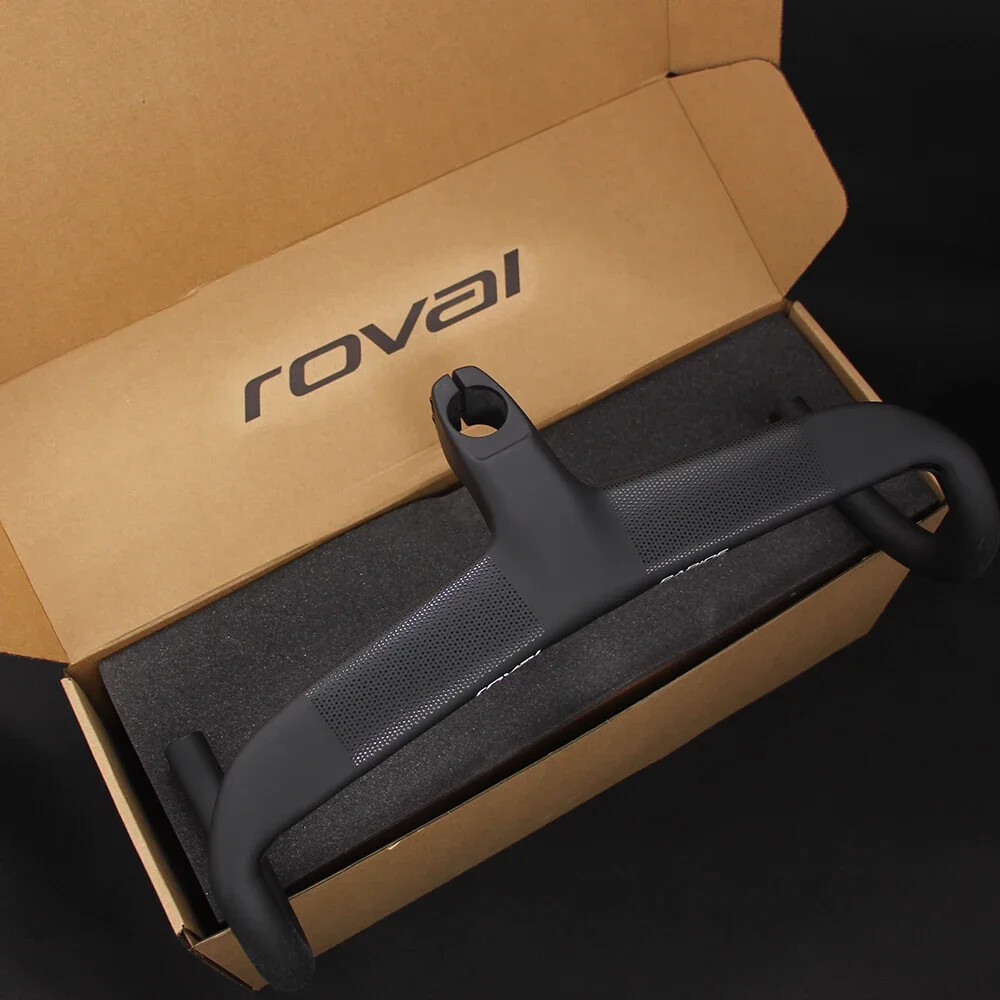 Carbon Cockpit Full Internal Cable Road Bicycle Di2 Integrated Handlebar 360mm
