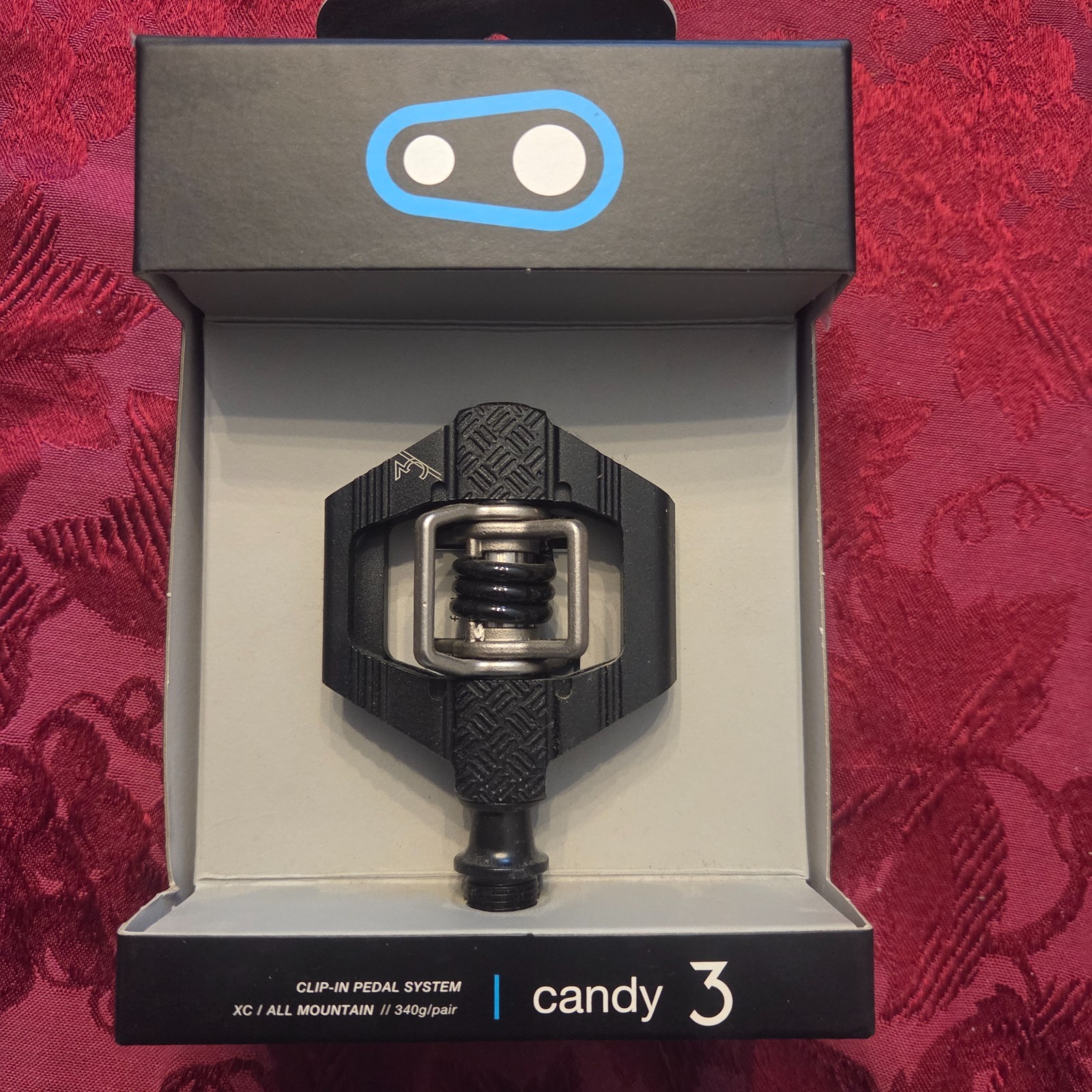 Crank Brothers Clip-In Pedal, Candy 3, MTB Pedals – Black