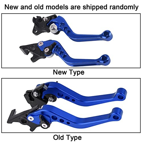 Motorcycle Brake Lever,1 Pair CNC Aluminum Motorcycle Clutch Drum Brake Lever