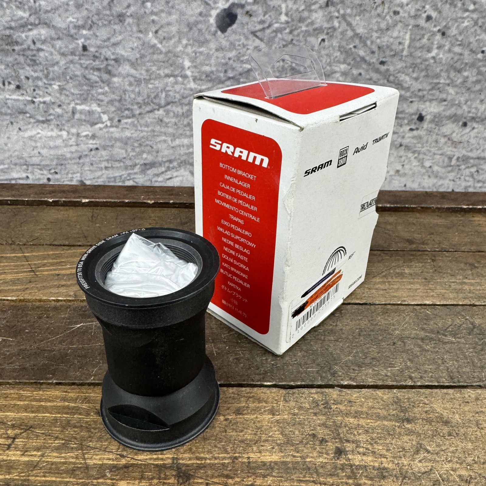 SRAM PF30 To BSA Bottom Bracket Adapter 68/73mm 00.6415.049.010 Black Bike
