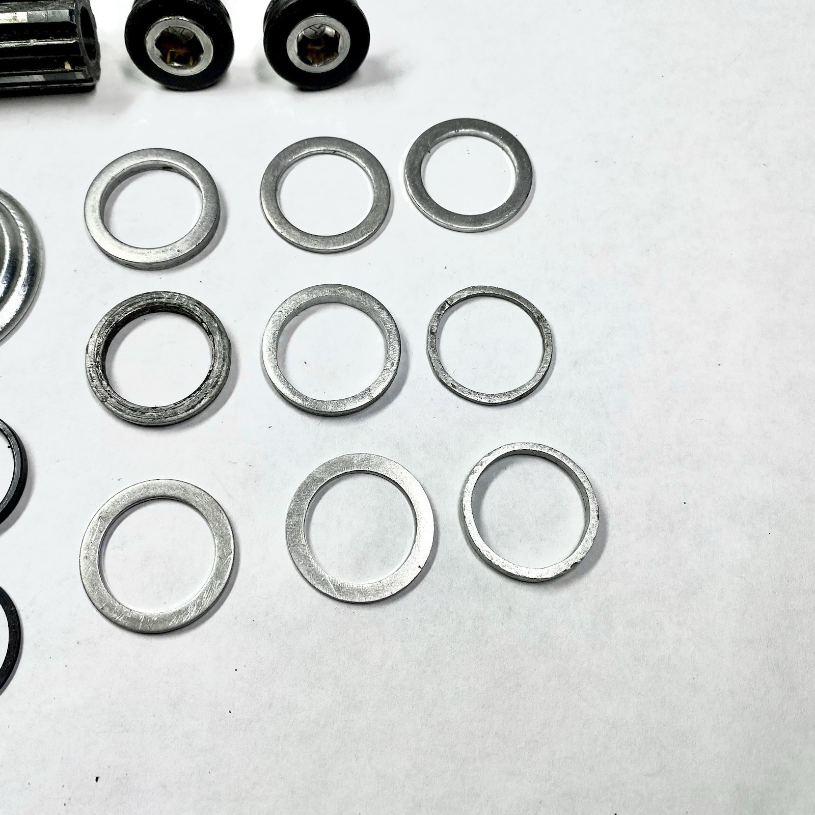 Vintage Azonic 454 180mm Chromoly Cranks Chrome Sealed Bottom Bracket BMX MTB
