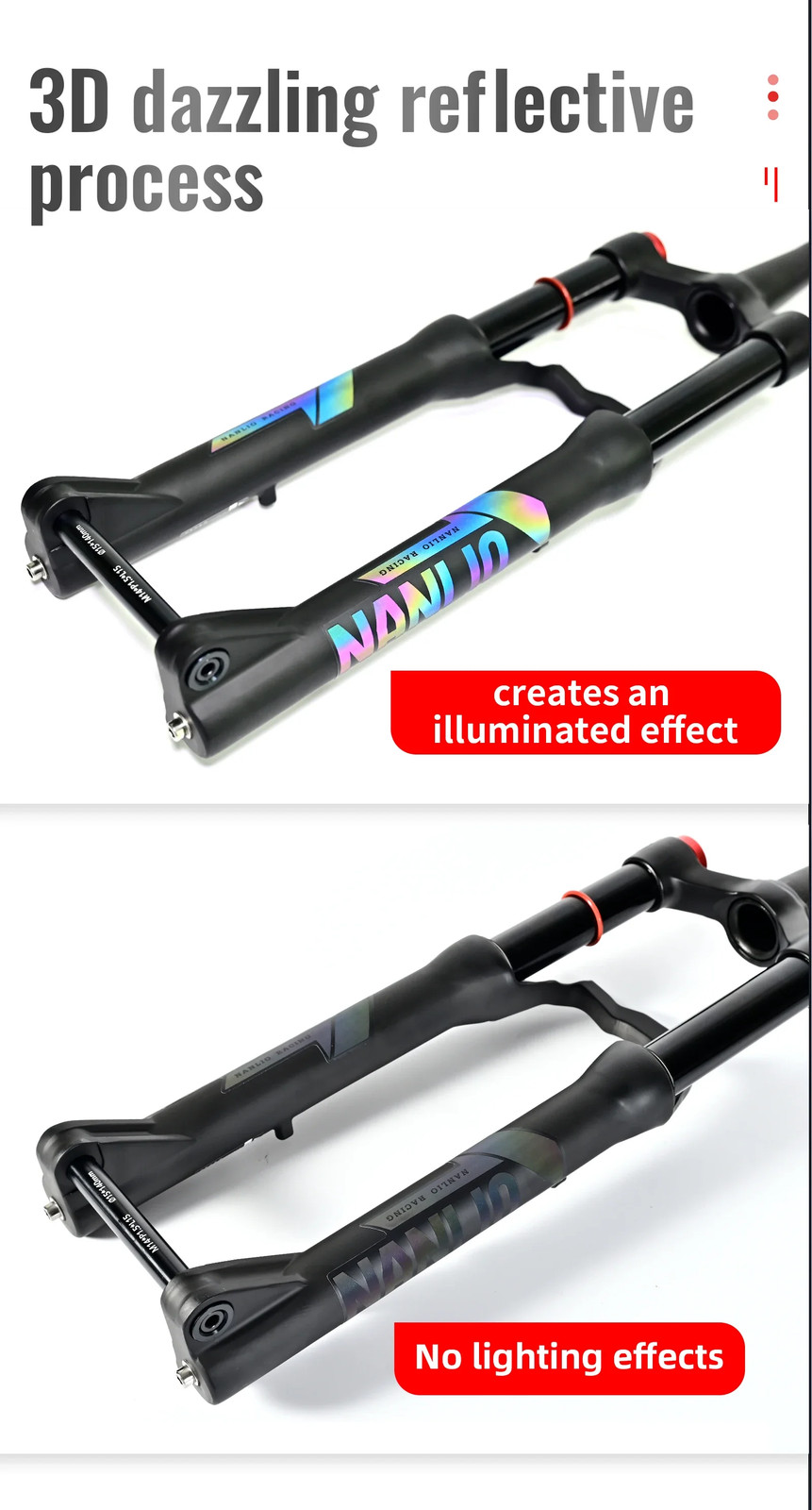 MTB Suspension Air Fork 20/24Inch Shoulder-Type Shock Mountain Bike Front Fork