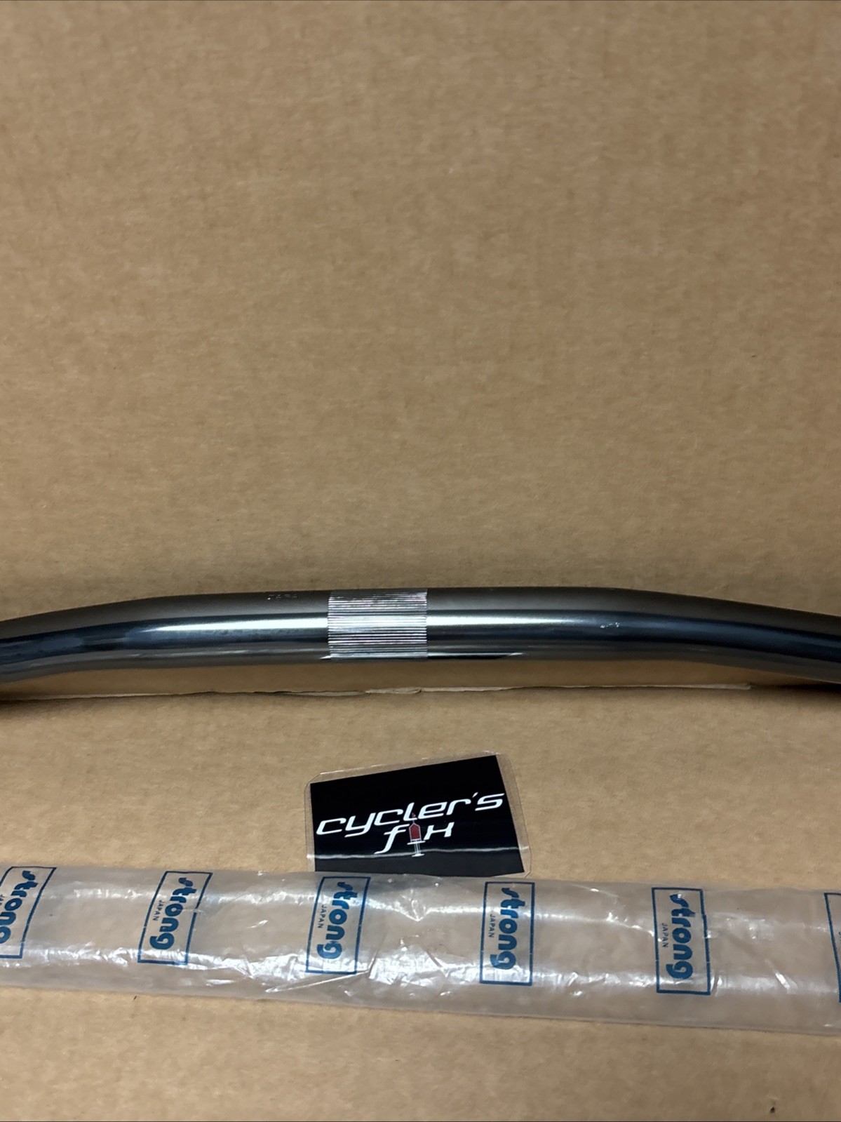 NOS STRONG Japan 25.4mm Anodized Alloy Mtb Flat Bar Handlebar Fit: Tioga SR Trek