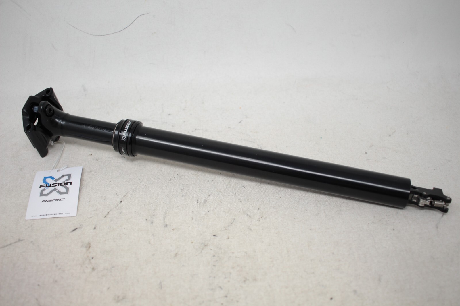 NEW X-Fusion Manic 50 27.2 350mm Alloy Remote Dropper Gravel Bike Seatpost Black