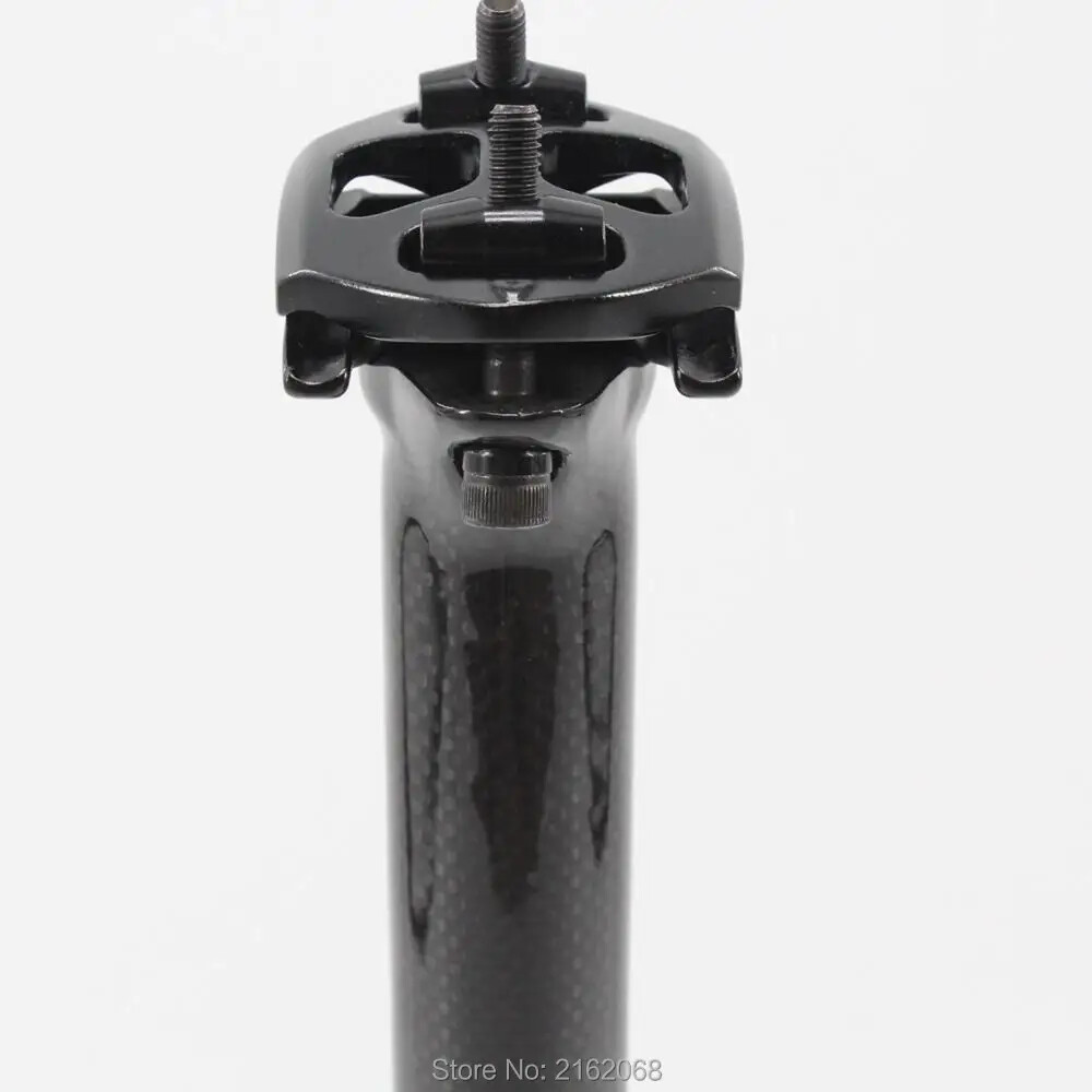 MTB Road Bike Carbon Fibre Seatpost 5mm Offset 25.4/27.2/30.8/31.6/33.9/34.9mm