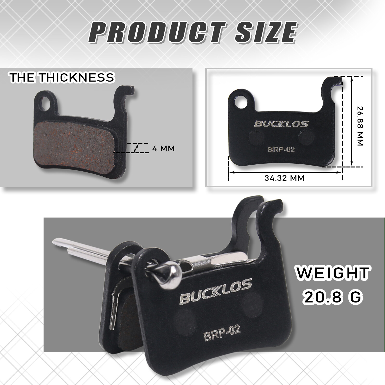 1 pair of disc brake pads Mountain Bike for Shimano M06 XTR M975 M775 SLX Deore