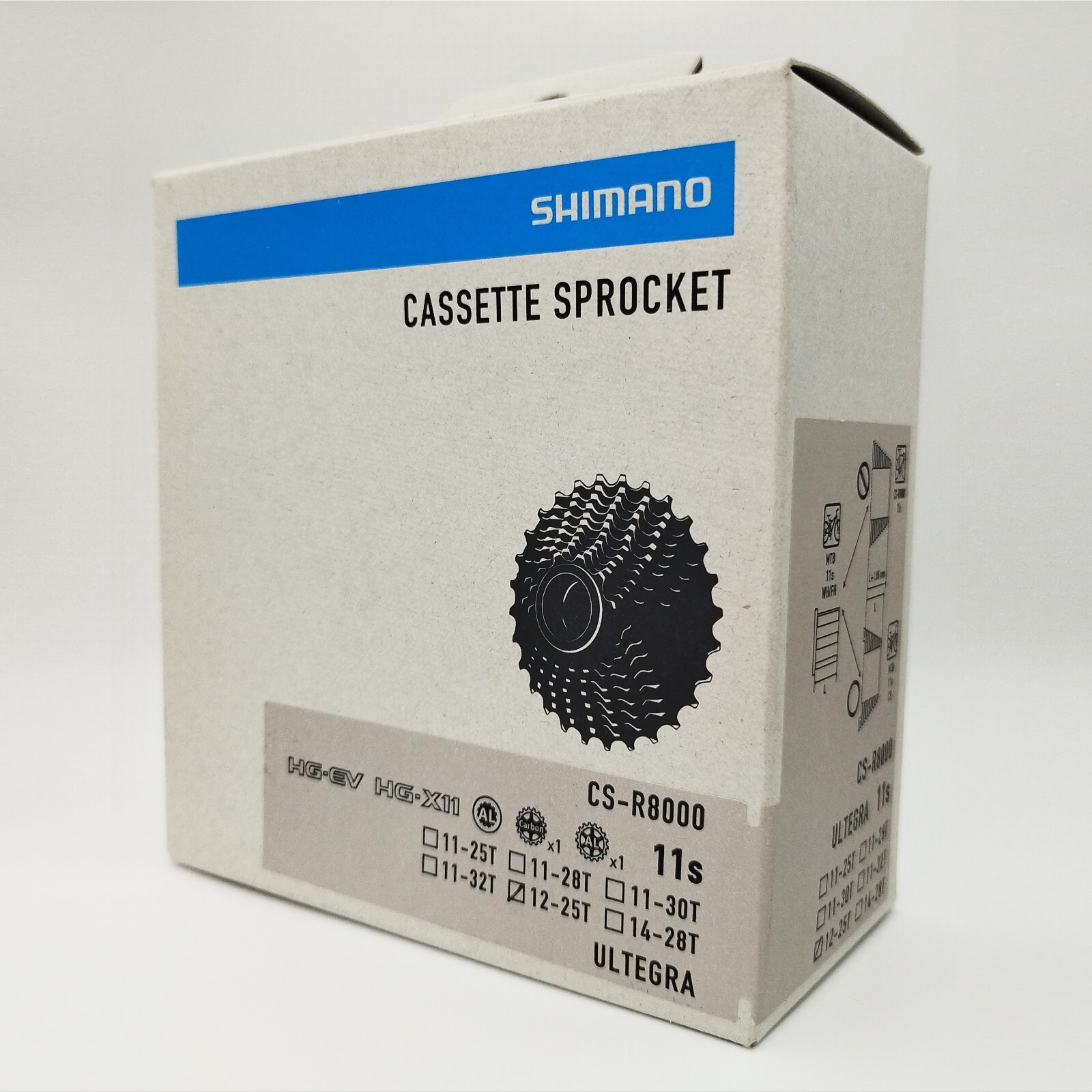 SHIMANO 11s 12-25T CS-R8000 ULTEGRA Cassette | Incl. F/S 2-4d fr JP