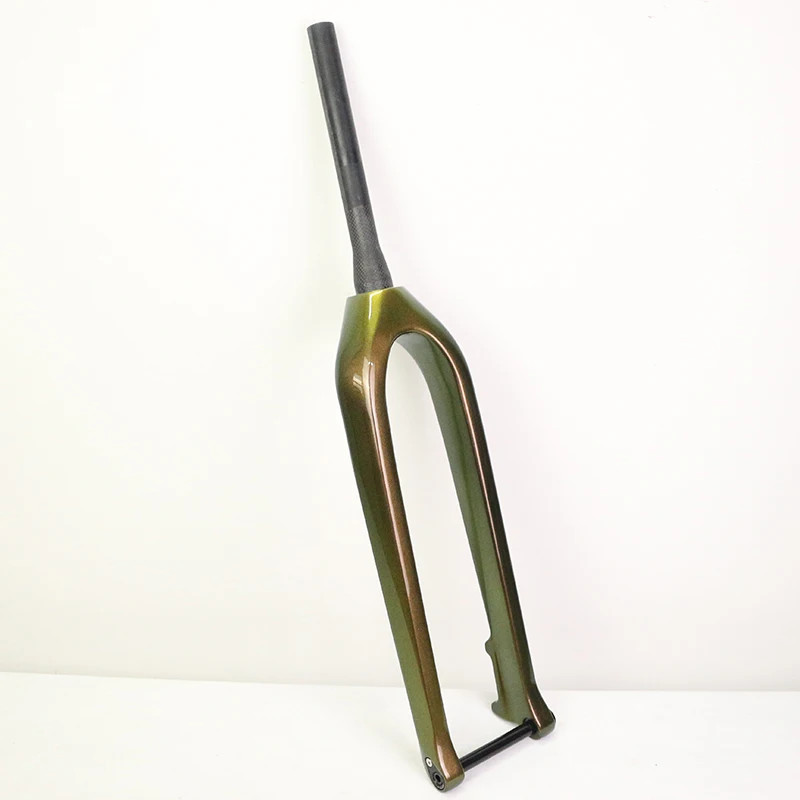 Carbon Fiber Gravel Bike Front Fork 700C Tapered Tube 12*100mm Thru Axle