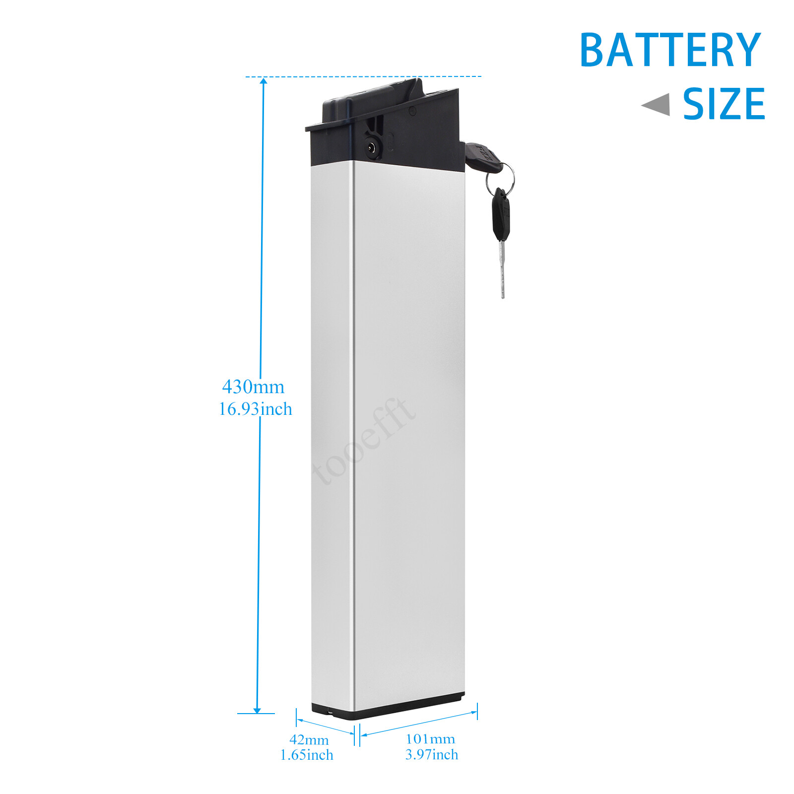 tooefft 48V 10.4Ah 14Ah E-bike Battery Packs Electric Bicycle for Samebike