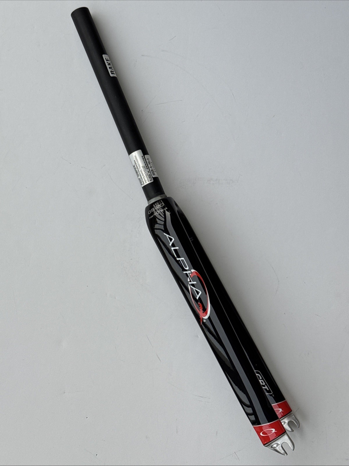 NOS Alpha Q GS-20 Carbon Road Bike Fork 1-1/8” 700c Carbon Steerer 310mm Gloss