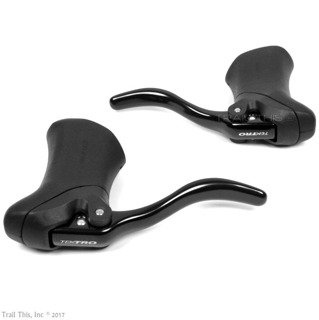 Tektro RL340 Pair/Set of Road Bike Brake Lever Aero Short-Pull Levers All Black