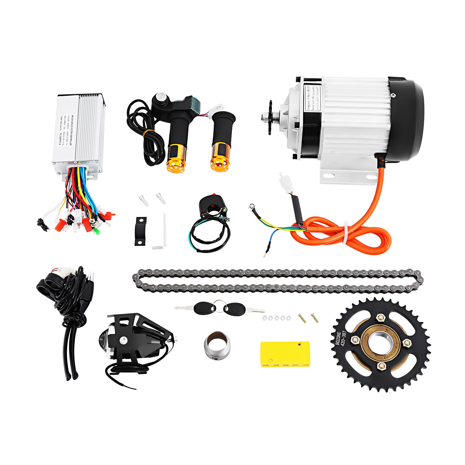 48V 750W Electric Bike Geared Brushless Motor Kit For Adults Tricycle Trike