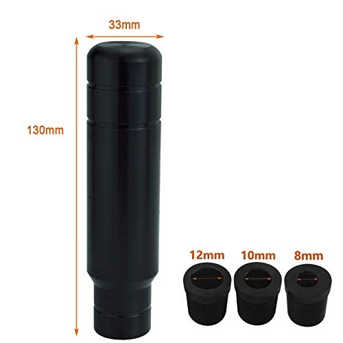 Heavy Weighted Shift Knobs, Metal Gear Stick Shift Knob Aluminum Alloy Black
