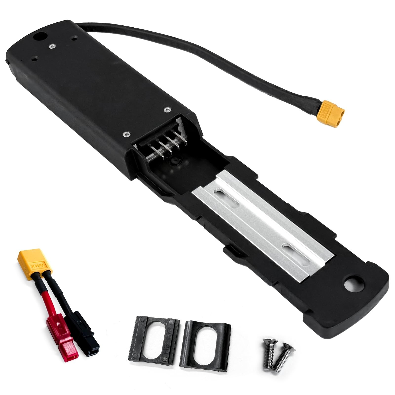 Ebike Battery Mounting Plate Replacement for 4pin Electric Bike, XT60 & Anderson