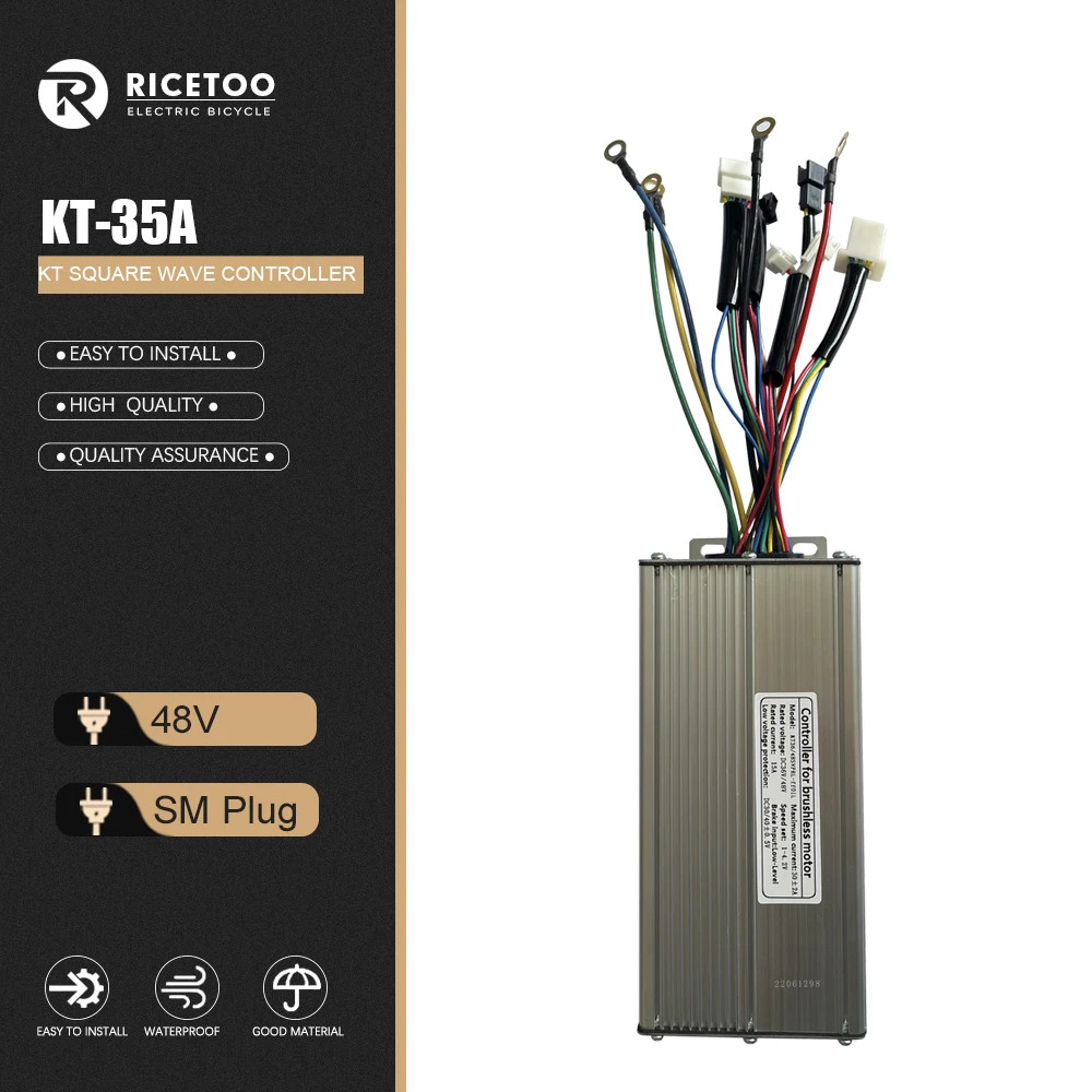 48V 30A 35A 50A Ebike Squarewave Controller for 52V/60-90V 1000W-3000W Motor