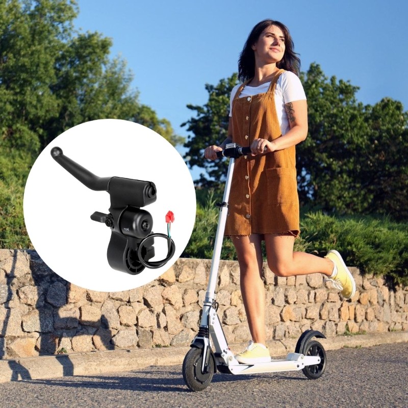 Light Weight Plastic And Metal Brakes Handle Grip With Bells Brakes Component
