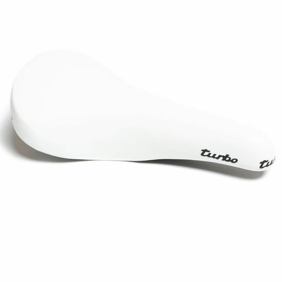 NEW SELLE ITALIA Turbo 1980 Vintage Bicycle Saddle FeC Alloy Rail: WHITE