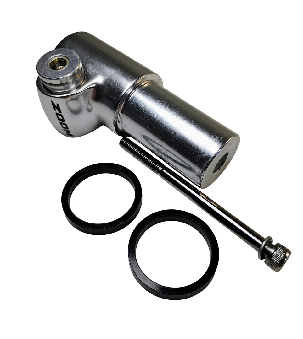 Zoom HeadsUp2 – 75mm Extension for 1-1/8 Inch Steerer Silver – SM2787