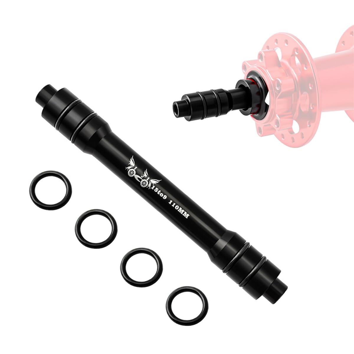 Bicycle Thru axle Adapter, Bicycle Thru axle Quick Release Conversion Adapter…