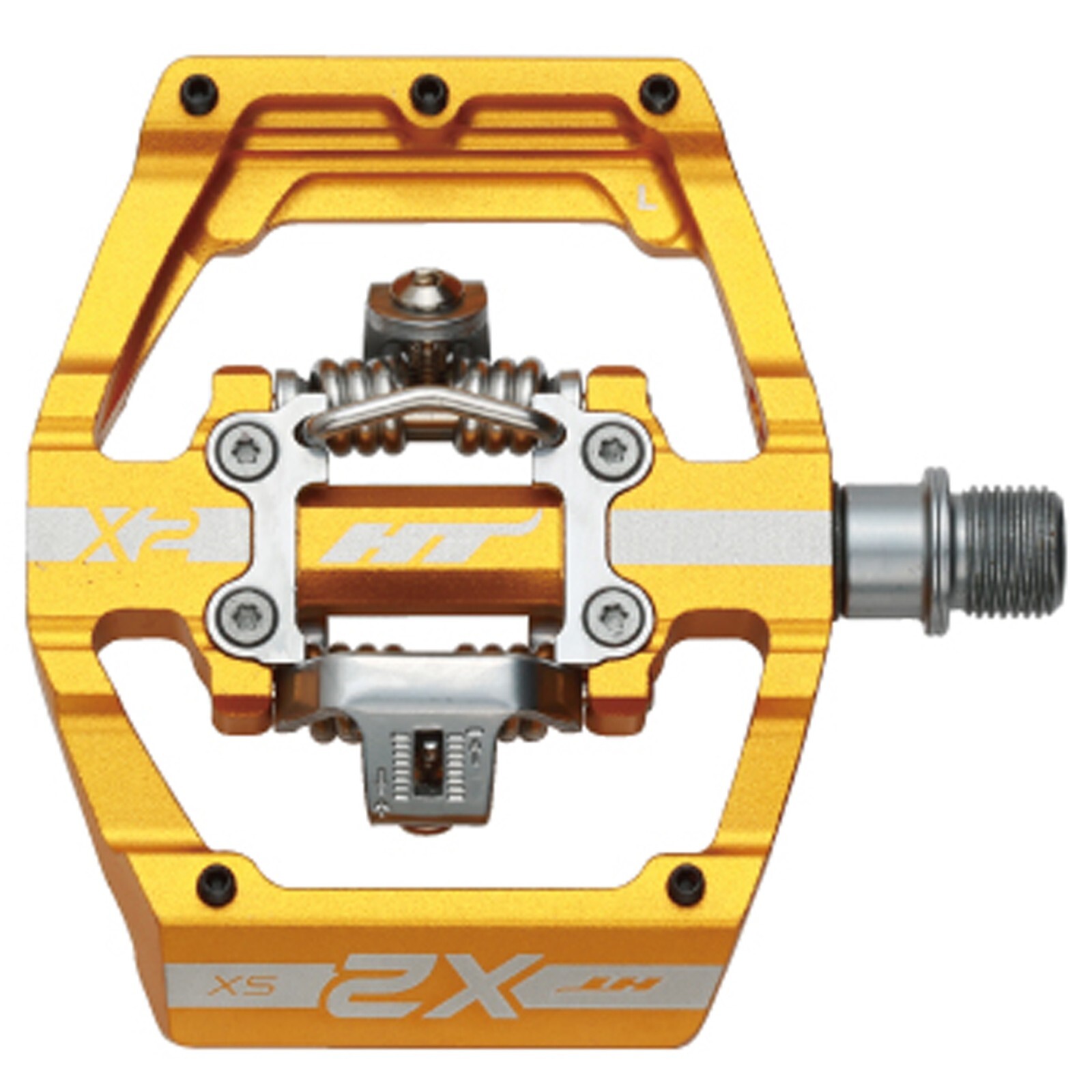 HT Components X2-SX Clipless Platform MTB Mountain Bike Pedals – Gold