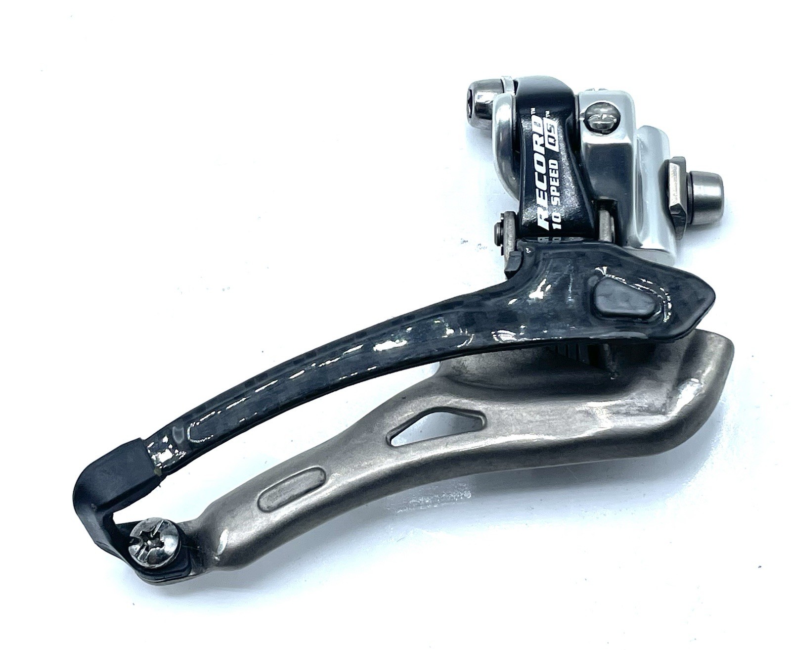 Campagnolo Record 10 Speed Double Front Derailleur QS Braze-On Standard Compact