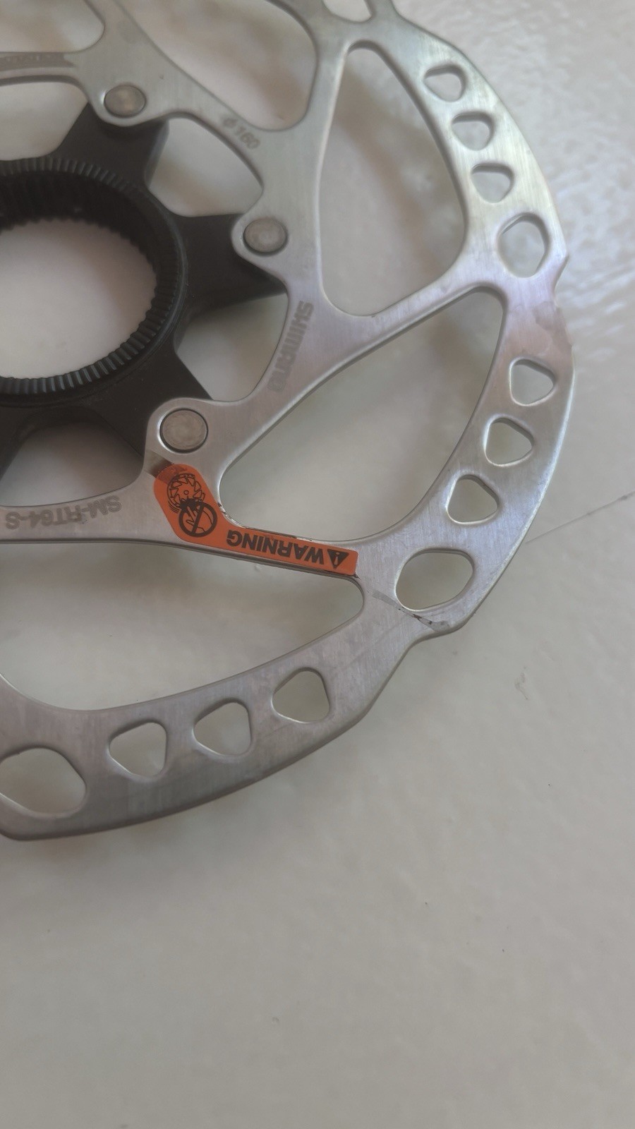 Shimano GRX SM-RT64-S Disc Brake Rotor External Lockring – 160mm