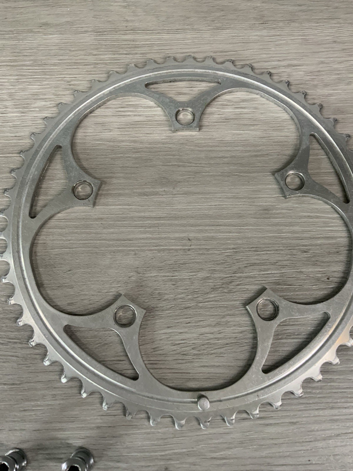 SHIMANO DURA ACE CHAIN RINGS (2) 42-53 TOOTH 130 BCD 6, 7, OR 8 SPEED 7400 BOLTS