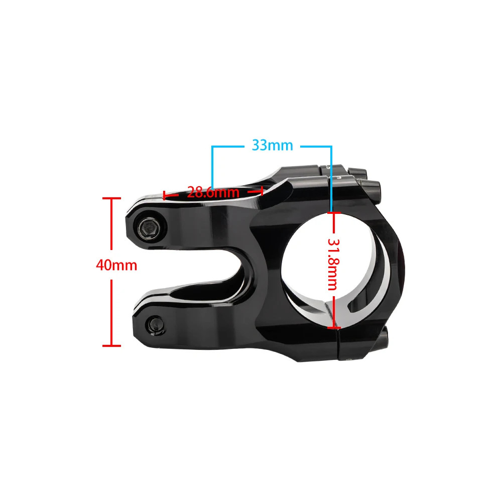 ZTTO Mountain Bike Stem 33mm CNC Steering Rod AM Bicycle 31.8 bar 28.6mm Fork