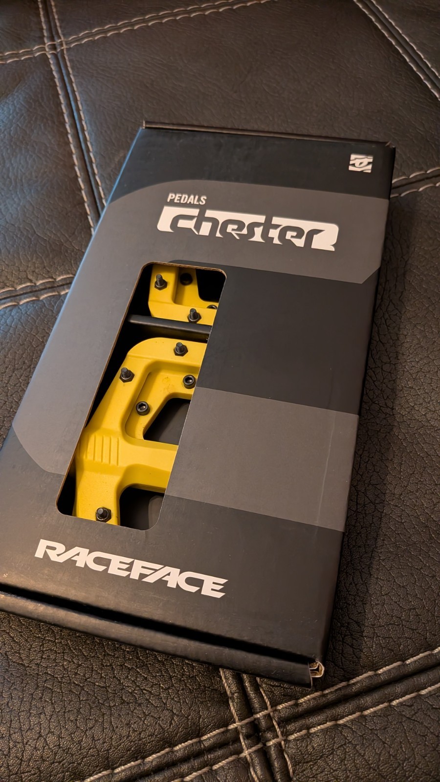 Raceface Chester Yellow Platform Bike Pedals MTB 9/16″ New In Box