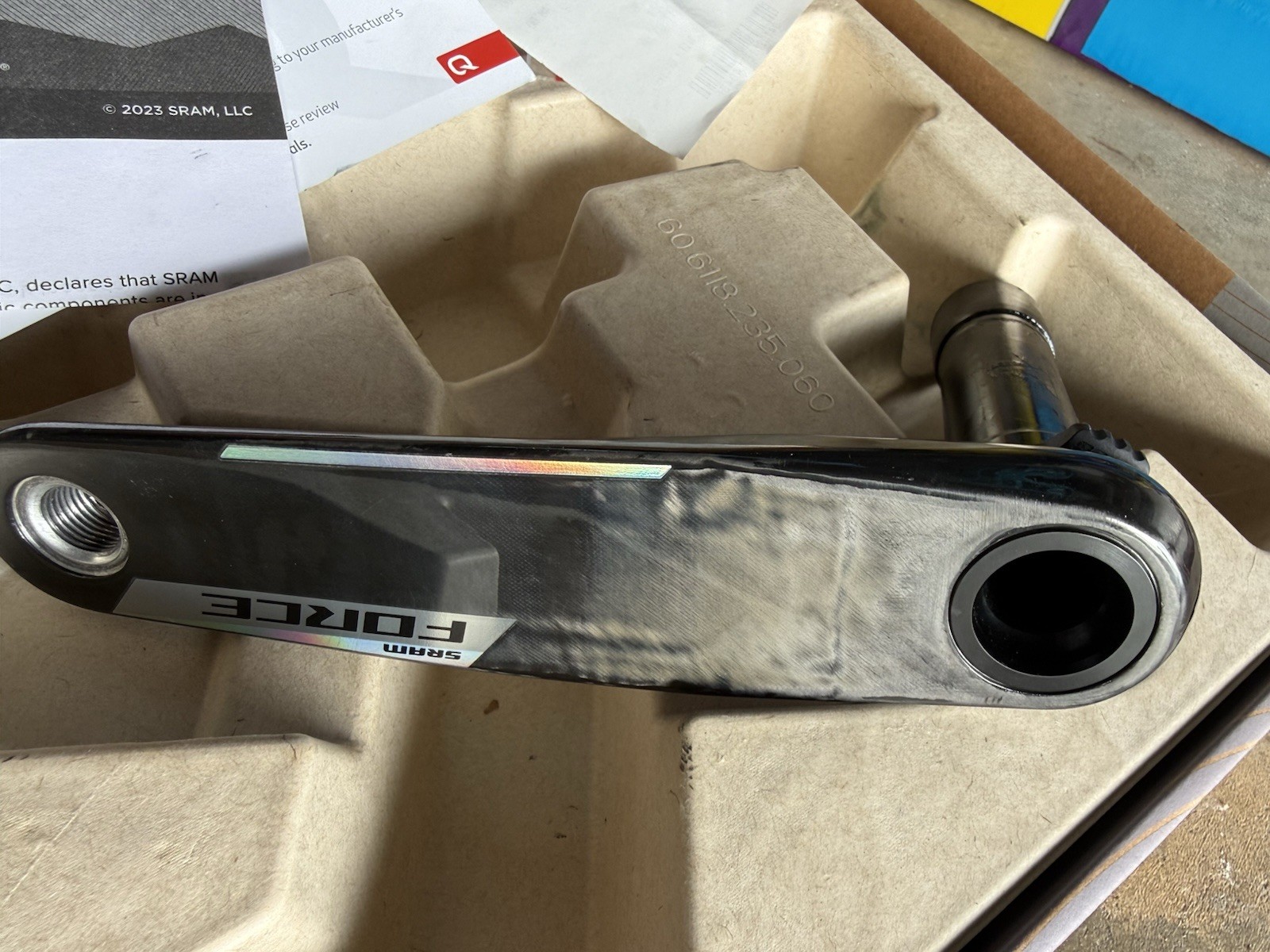SRAM Force E1 DUB LEFT Crank Arm 165 mm